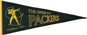 Winning Streak NFL Green Bay Packers Pennant