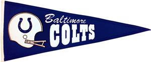 Winning Streak NFL Baltimore Colts Pennant