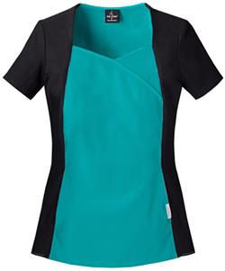 Baby Phat Women's Livin' Stretch Scrubs Top