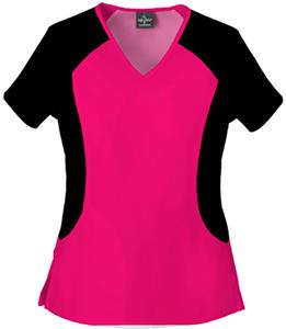 Baby Phat Women's Livin' Strech Scrubs Top