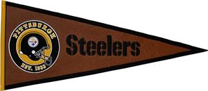 Winning Streak NFL Steelers Pigskin Pennant