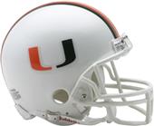 NCAA Miami Mini Helmet (Replica)