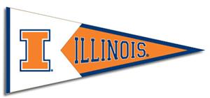 Winning Streak NCAA Illinois Classic Pennant
