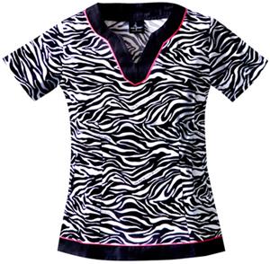 Baby Phat Kingdom Animal Instinct Scrub Top
