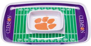 COLLEGIATE Clemson Chips & Dip Tray (Set of 6)