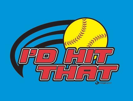 I D Hit That Softball Tshirts Gifts Sale Baseball Equipment Gear