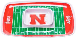 COLLEGIATE Nebraska Chips & Dip Tray (Set of 6)