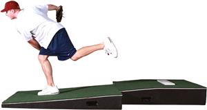 Promounds 2 Piece Pro Baseball Mound w/Green Turf