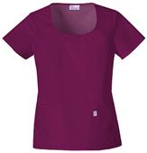 Skechers Women's Fashion Solids Scoop Neck Top