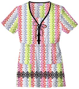 Skechers Women's Empire Waist Scrub Top