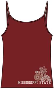 Emerson Street Mississippi St Womens Stretch Cami