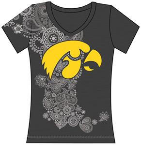 Emerson Street Iowa Hawkeye Womens Interactive Tee