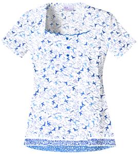 Skechers Women's Square Neck Scrub Top