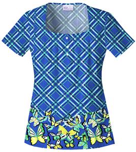 Skechers Women's Square Neck Scrub Top