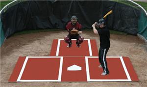 Promounds Baseball Batting Mat with Extension