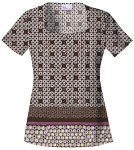 Skechers Women's Square Neck Scrub Top