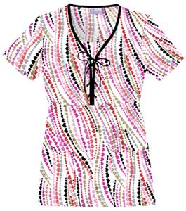 Skechers Women's Empire Waist Scrub Top