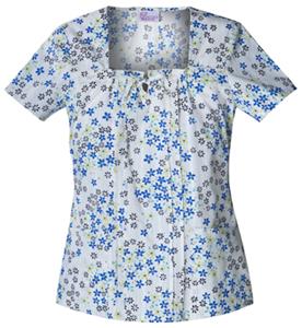 Skechers Women's Square Neck Scrub Top