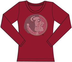 Florida State Womens Jeweled Long Sleeve Top