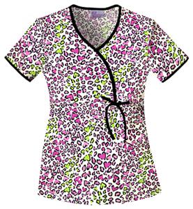 Skechers Women's Mock Wrap Scrub Top