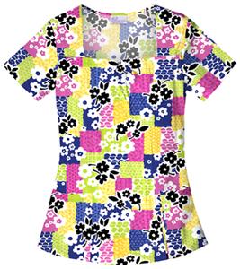 Skechers Women's Square Neck Scrub Top