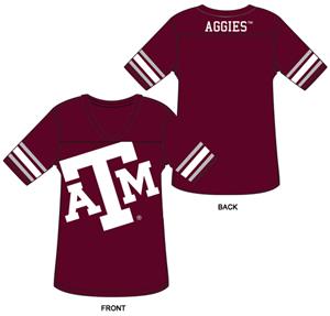 Texas A&M Burnout Football Jersey Nightshirt