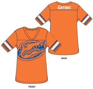 Florida Gators Burnout Football Jersey Nightshirt