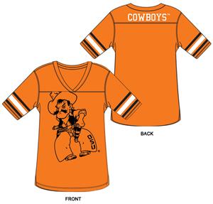 Oklahoma State Burnout Football Jersey Nightshirt