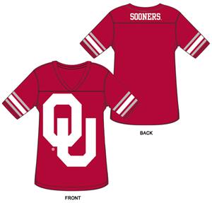 Oklahoma Burnout Football Jersey Nightshirt