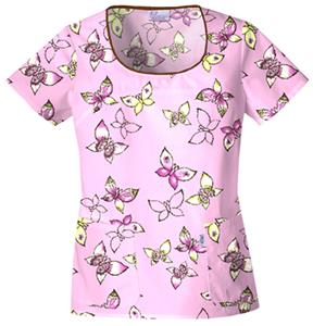 Skechers Women's Scoop Neck Scrub Top