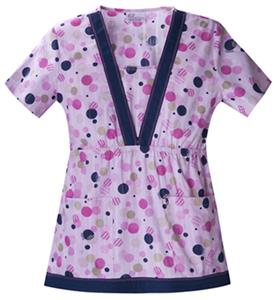 Skechers Women's Empire Waist Scrub Top