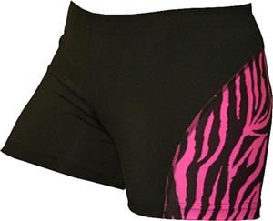Gem Gear Cobra Pink Zebra Compression Shorts