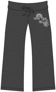 Emerson Street Texas Tech Womens Heather Capri's