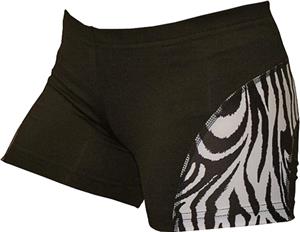 Gem Gear Cobra B&W Zebra Compression Shorts