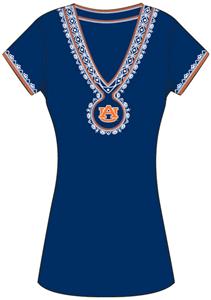Emerson Street Auburn Tiger Womens Medallion Dress
