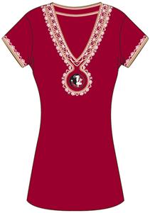 Emerson Street Florida St Womens Medallion Dress