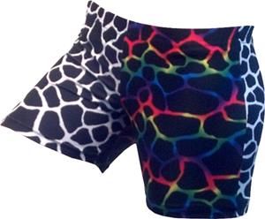 Gem Gear 4 Panel Giraffe Mix Shorts