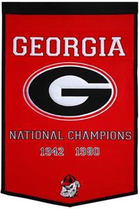 Winning Streak NCAA University of Georgia Banner