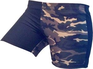 Gem Gear 4 Panel Green Gamo Compression Shorts