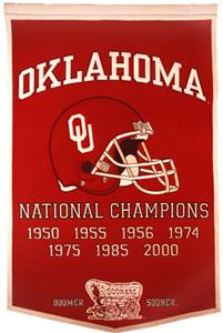 Winning Streak NCAA University of Oklahoma Banner