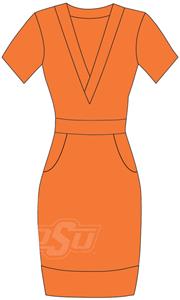 Emerson Street Oklahoma State Womens Cozy Dress