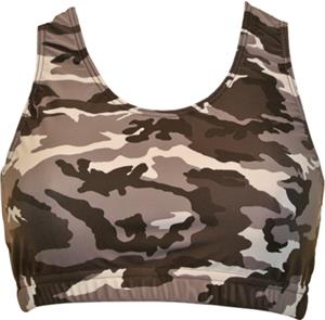 Gem Gear Camouflage Racer Back Sports Bra