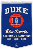 Winning Streak NCAA Duke Dynasty Banner