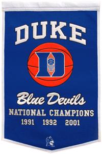 Winning Streak NCAA Duke Dynasty Banner