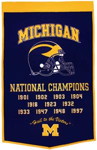 Winning Streak NCAA Michigan University Banner
