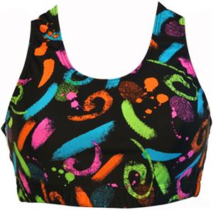 Gem Gear Fingerpaint Racer Back Sports Bra