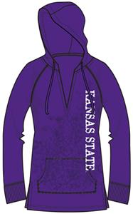 Kansas State Womens Cozy Pullover Hoody