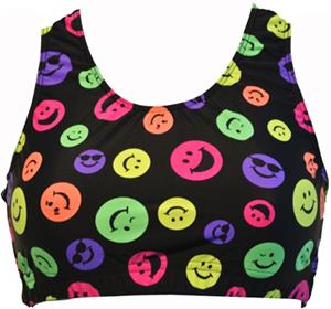 Gem Gear Happy Face Racer Back Bra
