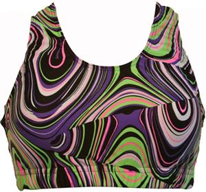 Gem Gear Neon Twister Racer Back Bra