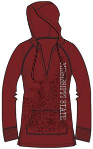 Mississippi State Womens Cozy Pullover Hoody